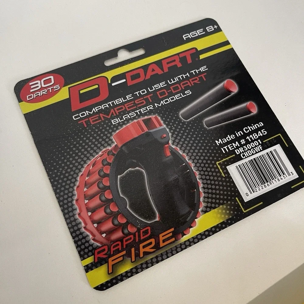 D-Dart 60-pieces Dart Refill -Compatible with Tempest D-Dart Blaster Models